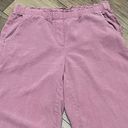 J.Jill  Pure Jill Dusty Mauve High Rise Wide Leg Pant Womens Boho Beach Summer SP Photo 8