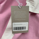 Everlane  Organic Cotton Polo Dress Pink White Womens Size Medium Short Sleeve Photo 9