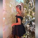 House Of CB  ‘Elida’ black off shoulder mini dress NWOT size S Photo 8