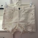 American Eagle Super Stretch White Jean Shorts Photo 0