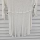 Free People  Intimately Layering Top Womens Size S Lightweight Knit White * FLAW Photo 5