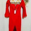 Bardot NWT Red Jasmine Off The Shoulder Split Cocktail Party Dress Size 2/XXS Photo 0