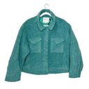 American Eagle  Green Sherpa Jacket, Size M Photo 0