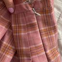 Pink Pleated Plaid Cotton Skater Tennis Mini Skort, size S Photo 11