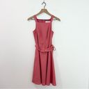 Gal Meets Glam  Ruth Dress Rosemist Linen Belted Sleeveless size 0P Photo 2