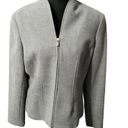 Jones New York  Gray Jacket size‎ 14 Photo 5