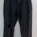 Abercrombie & Fitch  The Dad High Rise, Curve Love, Jeans Size 16R Black Photo 0