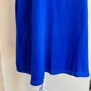 Lavender Brown  Cobalt Blue Sleeveless Mini A Line Womens Size S Silk Pockets Photo 5