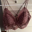 PINK - Victoria's Secret Victoria Secret PINK Women’s Lace Bralette Purple Plum Photo 2