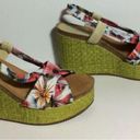 Krass&co Right Bank Shoe . Floral Fabric Espadrille Sz 8 Photo 2