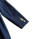 Krass&co Chas Reed & . Navy Double Breasted Blazer Gold Buttons 100% Wool Size 6 Womens Photo 5