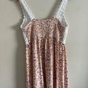 Jessica Simpson  floral crochet mini summer dress beach boho Photo 4