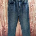 Nasty Gal  Blue Stonewashed High Rise Mom Jeans Size 8 Photo 0