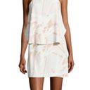 Halston Heritage  Cream Paradise patterned dress Photo 0