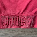 Juicy Couture NWT  Logo 2 Piece Hot Pink & Black Sports Bra Set Photo 2