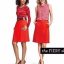 CAbi  Fiery A-Line Ponte Skirt Sakura Red Photo 5