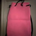 Triangl  swimwear neoprene bright pink backpack travel pouch NWOT Photo 0