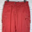 Cato crop mid rise cranberry pants size 8 womens Photo 1