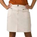 prAna  Broadway Jean Skirt Natural‎ Cream NWT 4 Photo 0