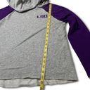 5th & Ocean NWOT Girls’ XL/Ladies’ S LSU Tigers Hoodie Sweatshirt Sweater Gray Purple Gold Sequins New Photo 5