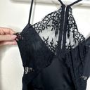 Michelle Mason  Revolve Black Lace Cocktail Spaghetti Strap Open Back Mini Dress Photo 5