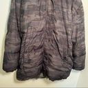 Sanctuary  Oversized Camo Puffer Jacket Black Gray Photo 5