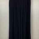 Carolina Herrera  Women Black 100% silk Crepe Wide leg Trouser Pants size 4 Photo 0