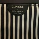 Clinique COPY -  x Kate Spade New York Cosmetics Makeup Bag. Black & White, Green Photo 1