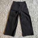 Everlane  Wide Leg Cropped Pants in Black Size 0 Photo 3