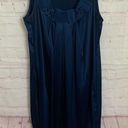 DKNY  blue and black scoop neck silk sheath dress size P Photo 0