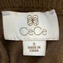 CeCe NWT  Contrast Cuff Mock Neck Midi Sweater Dress Small/Medium Photo 7