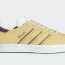 Adidas  ORIGINALS Gazelle Sneakers In Yellow And Burgundy. NWOT Women's Size 9.5 Photo 0