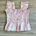 Hill House  The Paz Top and Skirt Set Linen in Candy Kaleidoscope Size M NWT Photo 5