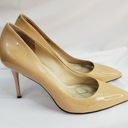 Brian Atwood  Beige Patent Leather Stiletto Heel size 8 Photo 1