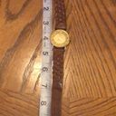 Seiko VTG Ladies  Quartz Gold Tone Watch Brown Leather Braided StrP/Band Casual Photo 5