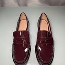 Ann Taylor GATHERED SEAM PATENT PENNY LOAFERS Photo 1