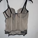 Victoria's Secret Sexy - 36B Victoria’s Secret Nude and Black Lace Corset Top Photo 8