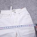 Madewell READ  Curvy Perfect Vintage Jeans High Rise Tapered Tile White Size 25 Photo 10