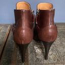 Ralph Lauren  Collection Booties size 7 cognac brown heals equestrian Photo 8