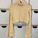 Lovers + Friends  cropped belle sleeve sweater Photo 0