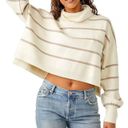 Free People Paulie Stripe Turtleneck Long Sleeve Sweater Photo 2