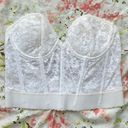 Frederick's of Hollywood  White Lace Bustier Top Photo 4