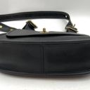 Coach Vintage  Crescent Bag Black Leather Purse Handbag 9235 Photo 12