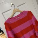 Free People  FP Found My Friend Stripe Pulloverpink Be Mine Combo Size S Photo 3