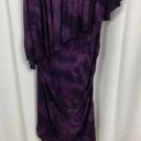 Young Fabulous and Broke  YFB Purple Watercolor One Shoulder Ruched Mini Dress Sz.M Photo 4