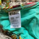 Eidon Retro Floral Hawaiian Inspired Multicolor Bikini Triangle Top Photo 2