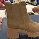 Universal Threads Platform Ankle Beige Boots Photo 3