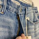 Good American NWT  Good Vintage Jeans Distressed Frayed Hem Sharkbite Straight 27 Photo 4