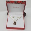 Charter Club  Gold-Tone Multicolor Crystal Pearl Tree Necklace Star Earri… Photo 0