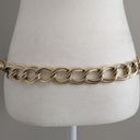 Vintage gold tone chain link belt Photo 1